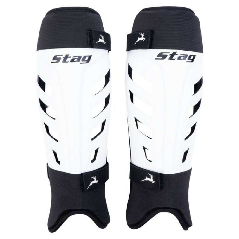 Stag S2 Shinguard Ergonomic Fit 100% TPU Black/White Large, , hi-res
