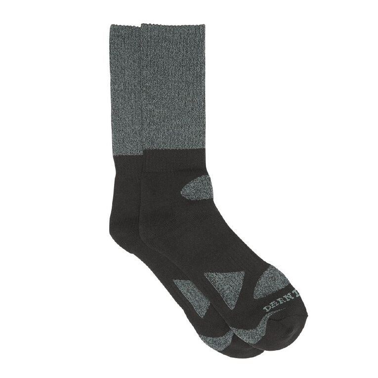 Darn Tough Men's Rib Crew Socks 2 Pack, Charcoal, hi-res