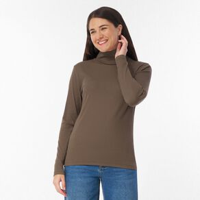 H&H Women's Long Sleeve Classic Rib Skivvy