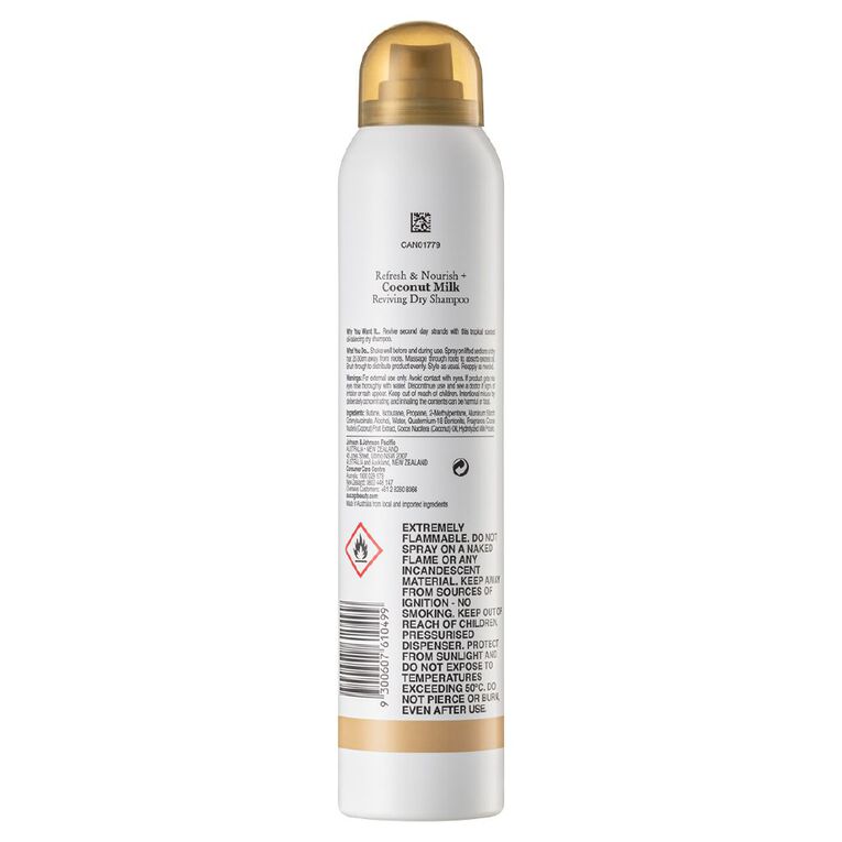OGX Coconut Milk Dry Shampoo 200ml The Warehouse