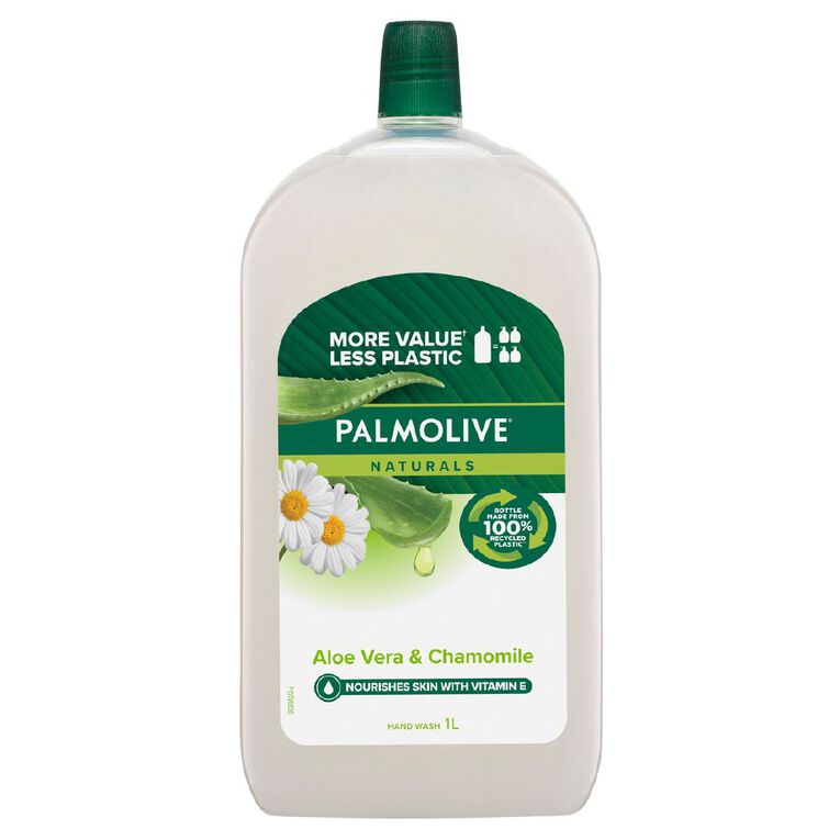 Palmolive Naturals Hand Wash Aloe Vera with Chamomile Refill 1L, , hi-res