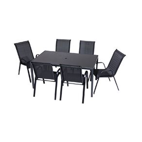 Living & Co Serra Dining Table Black