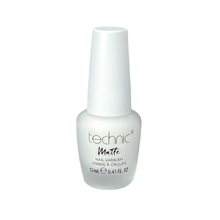 Technic Nail Varnish Matte White, , hi-res