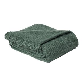 Living & Co Soft Woven Denver Blanket Green Queen