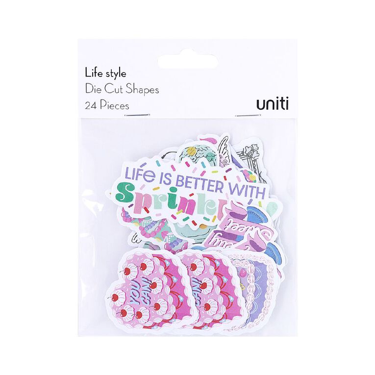 Uniti Life Style Cardstock Die Cut Shapes, , hi-res