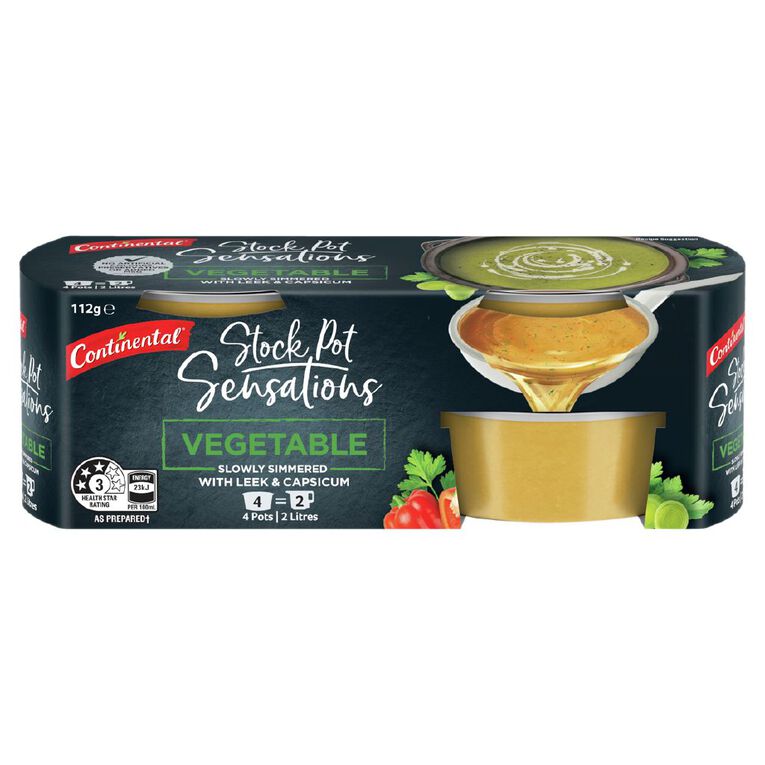 Continental Stock Pot Vegetable 4Pack