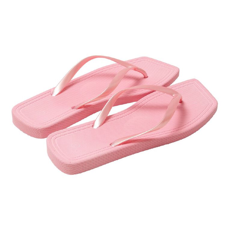 H&H Women's Square Toe Jandals, Pink Light, hi-res