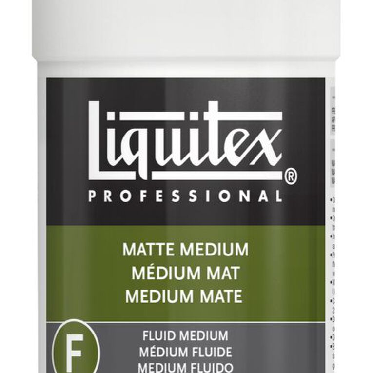 Liquitex Matte Fluid Medium 237ml, , hi-res