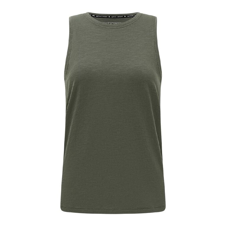 Active Intent Women's Active Tank, Green Mid, hi-res