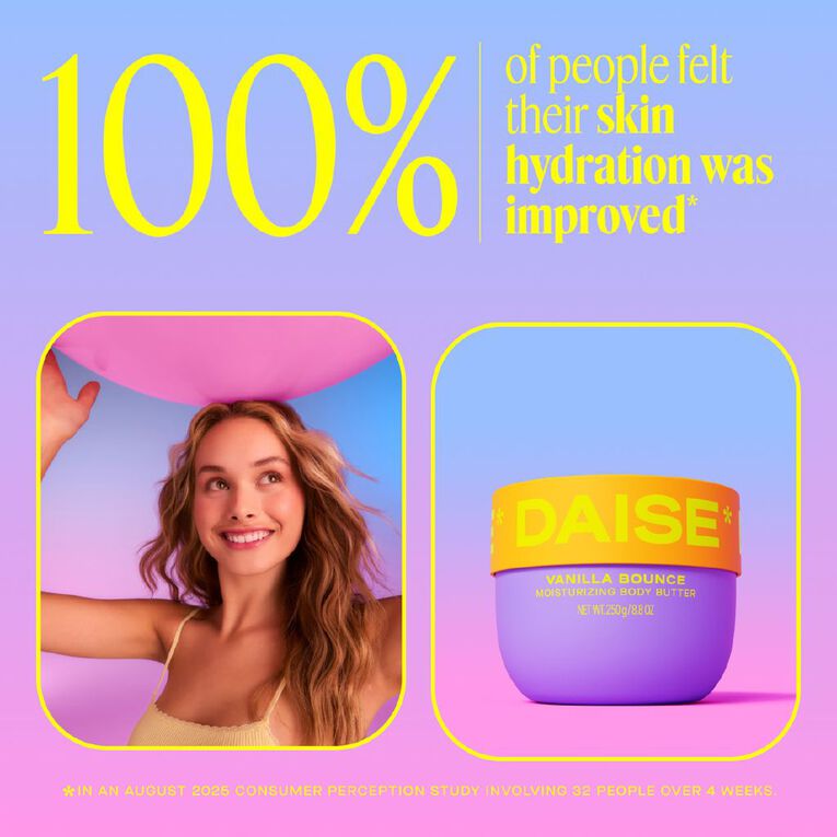 Daise Moisturizing Body Butter Vanilla 250g, , hi-res