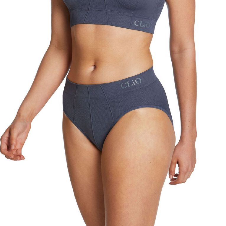 Clio Women's Hi-Cut Briefs, Blue Dark, hi-res