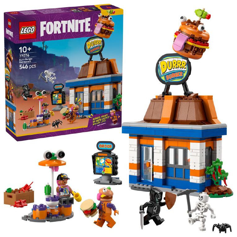 LEGO Fortnite Durrr Burger Restaurant 77076, , hi-res