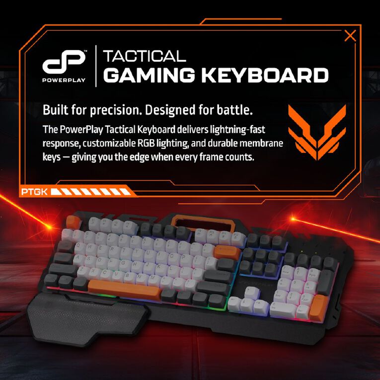 PowerPlay Tactical Gaming Keyboard, , hi-res