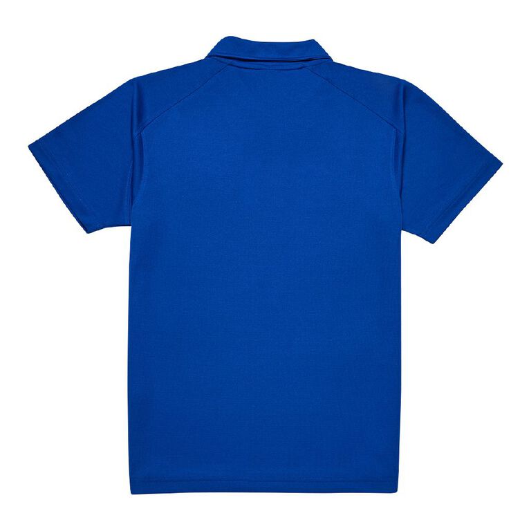 Schooltex Cambridge Middle School New Short Sleeve Polo with Embroidery, Royal, hi-res