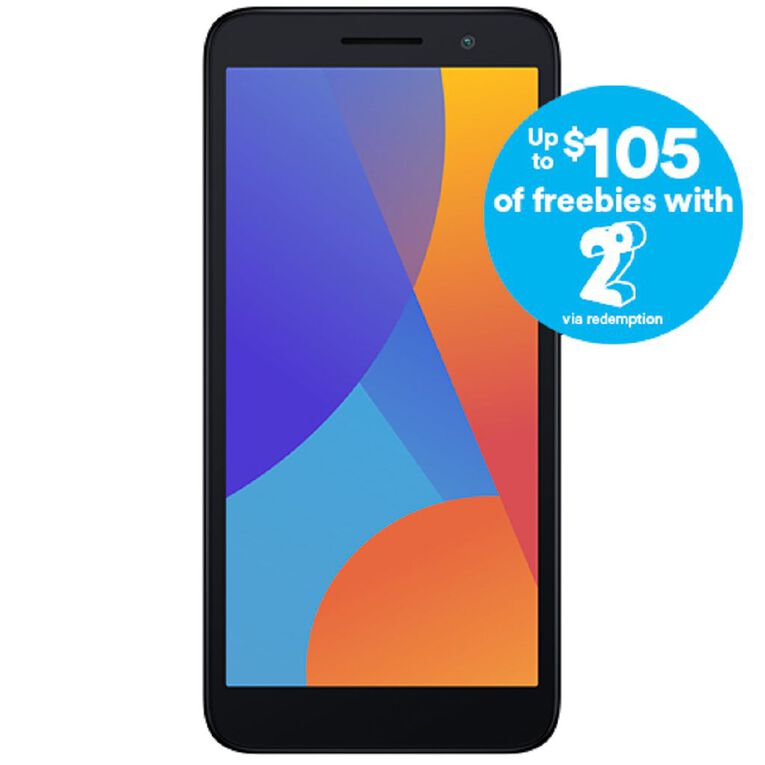 2degrees 2degrees Alcatel 1B 2022 Bundle Black, , hi-res