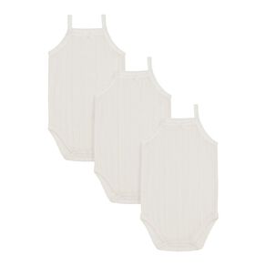 Young Original Babys' Sleeveless Bodysuit 3 Pack