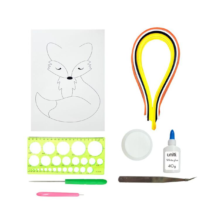 Uniti Paper Quilling Fox, , hi-res