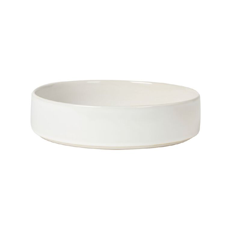 Living & Co Ella Reactive Glaze Large Bowl Ivory 27cm, , hi-res