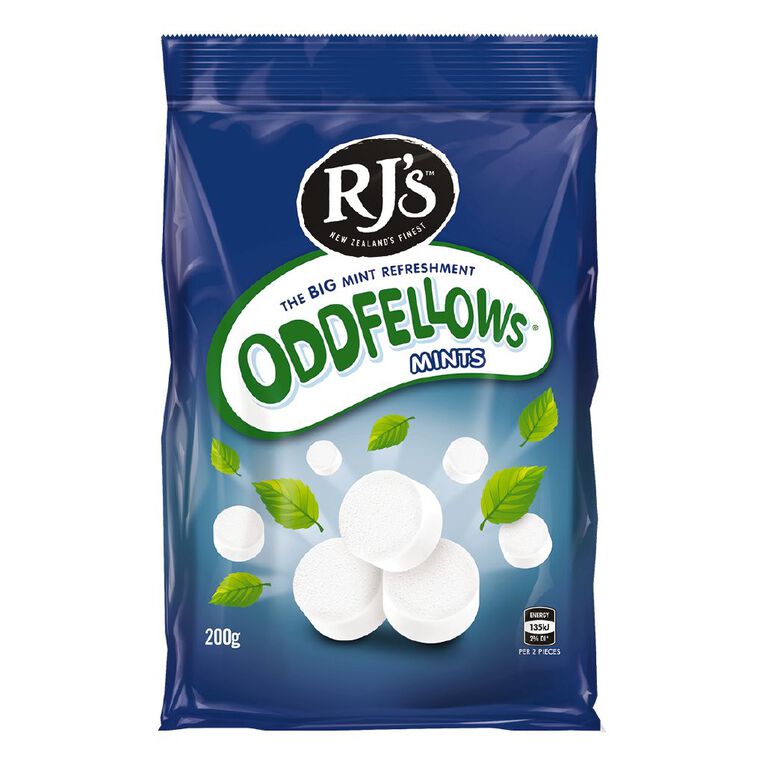 RJ's Oddfellows Mints 200g, , hi-res