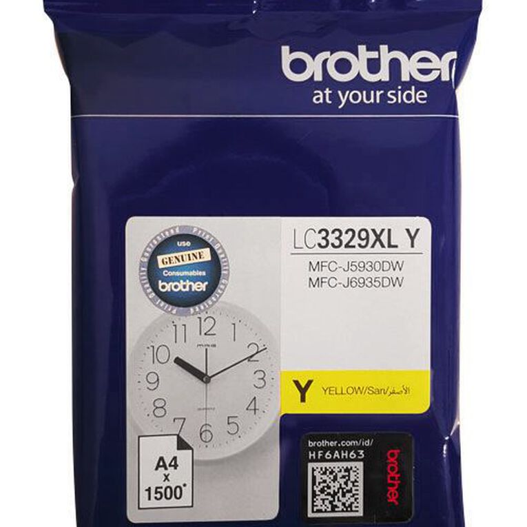 Brother Ink LC3329XLY Yellow (1500 Pages), , hi-res