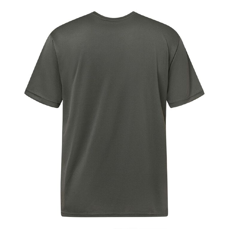 Active Intent Men's Active Mesh Tee, Grey Dark, hi-res