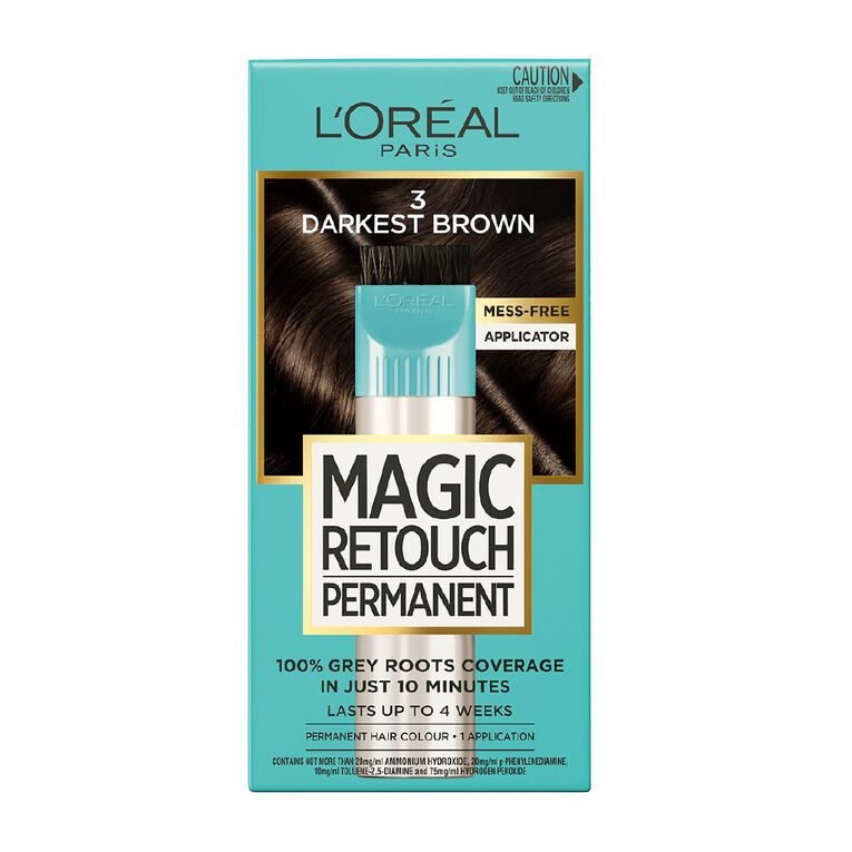 L'Oreal Paris L'Oreal Paris Magic Retouch Permanent 3 Darkest Brown, , hi-res