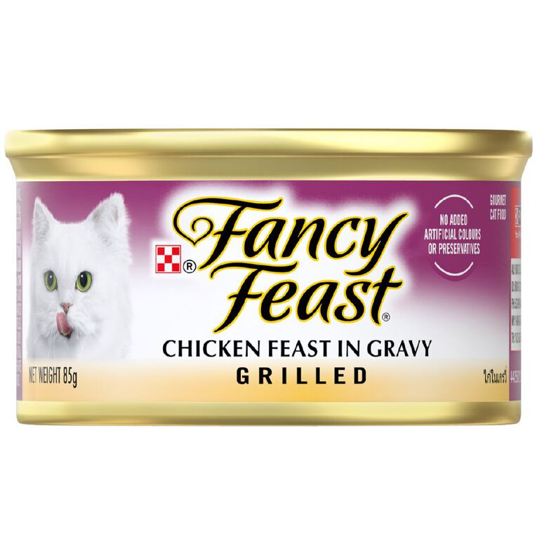 Fancy Feast Wet Cat Food Grilled Chicken 85g 85g, , hi-res