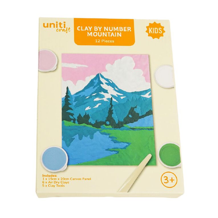 Uniti Craft Kids Clay By Numbers Panel 2, , hi-res
