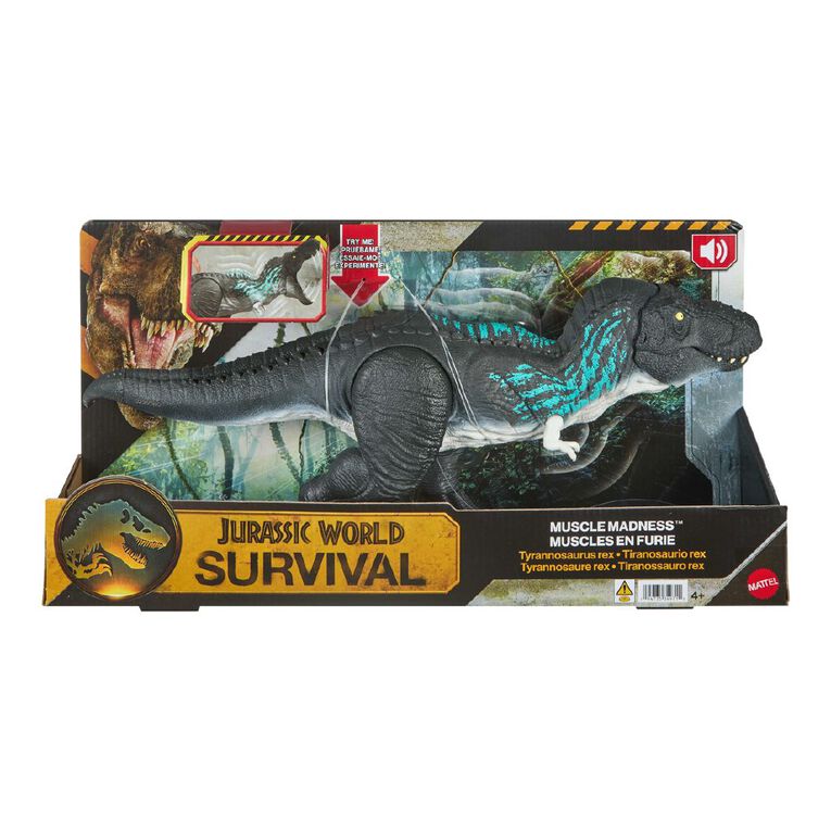 Jurassic World Muscle Madness T-Rex, , hi-res