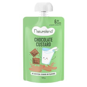 Natureland Chocolate Custard 120g