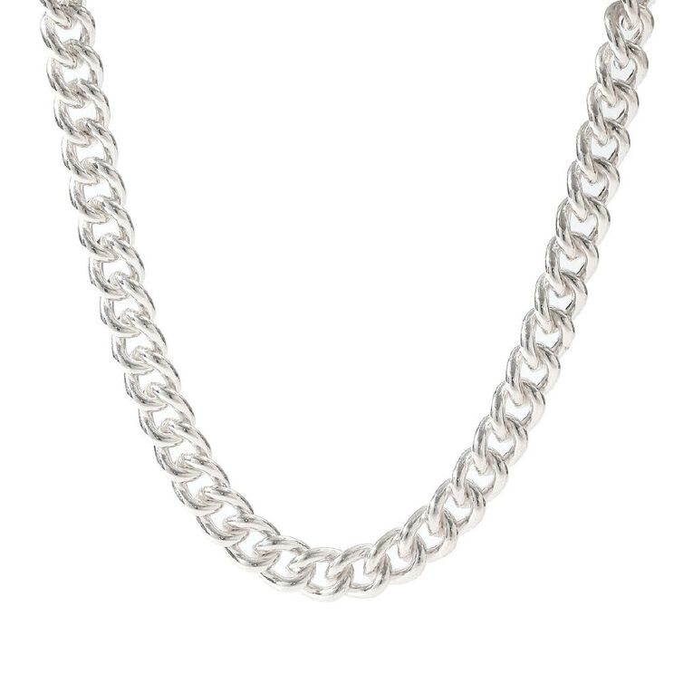 H&H Link Chain Necklace Silver, , hi-res