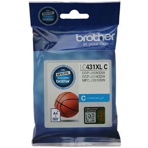 Brother LC431XLC Ink Cyan 500 Pages