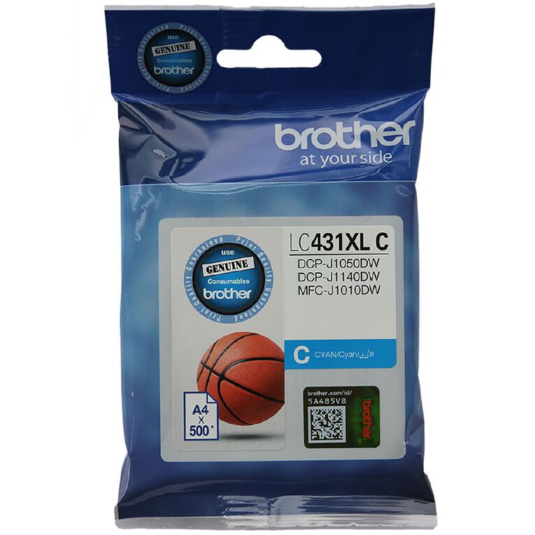 Brother LC431XLC Ink Cyan 500 Pages, , hi-res