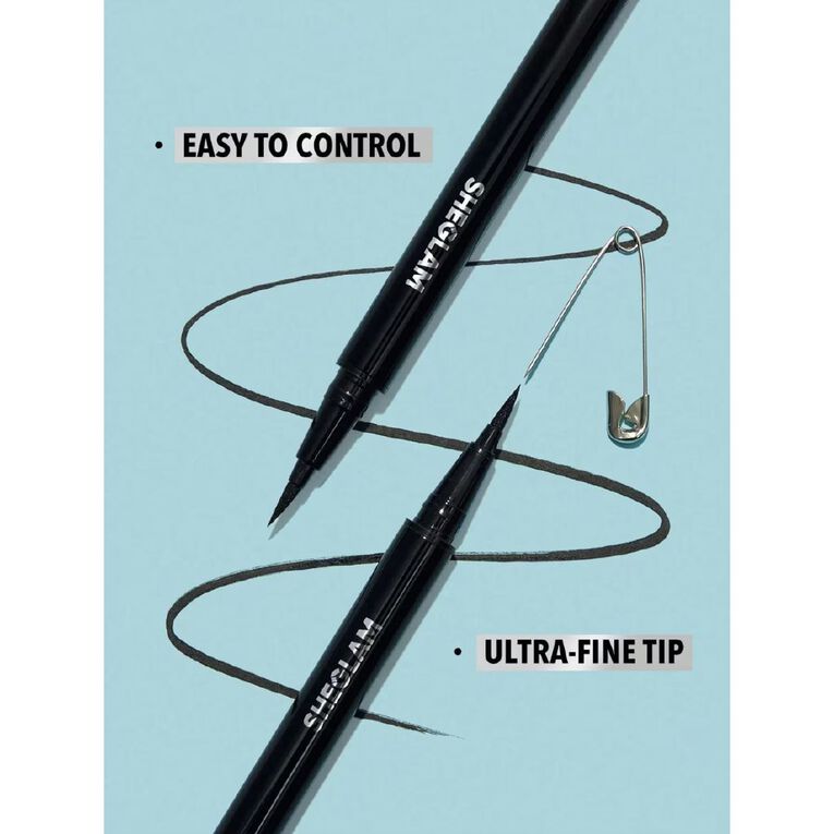 Sheglam Pro Precision Waterproof Liquid Eyeliner Black0.6ml, , hi-res