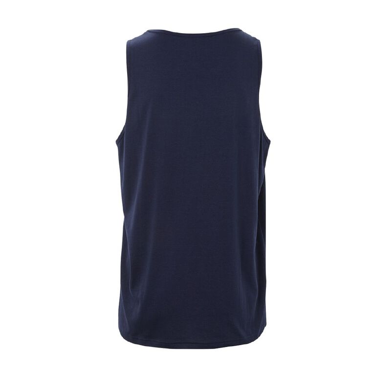 Speights Men's Singlet, Navy, hi-res