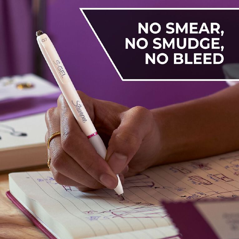 Sharpie S-Gel White 0.7mm Fashion 4 Pack, , hi-res