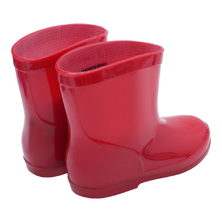 Young Original Junior Kids' Essential Splash Gumboots, Red, hi-res