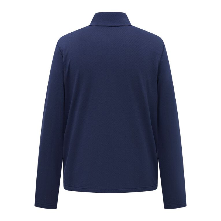 Active Intent Men's Active Quarter Zip Sweat, Blue Dark, hi-res