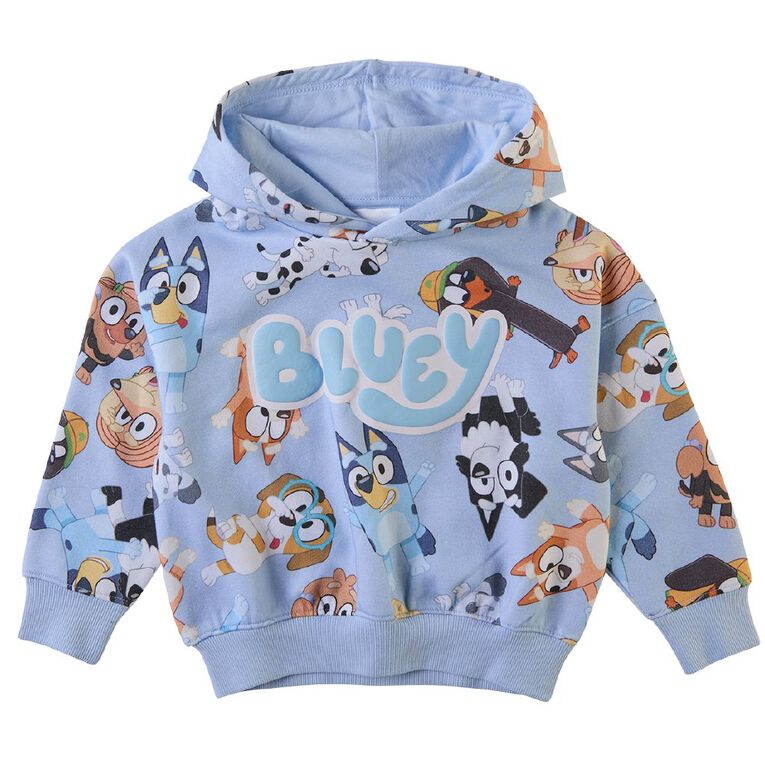 Bluey Toddler Hoodie, Blue, hi-res
