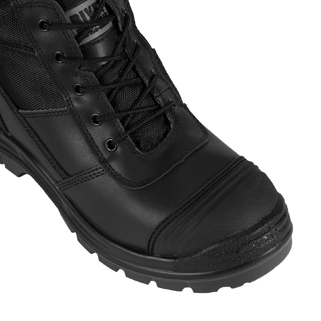 rivet work boots