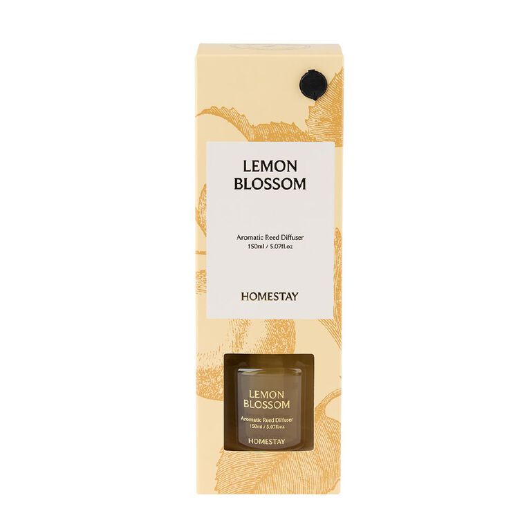 Living & Co Homestay Diffuser Lemon Blossom 150ml, , hi-res