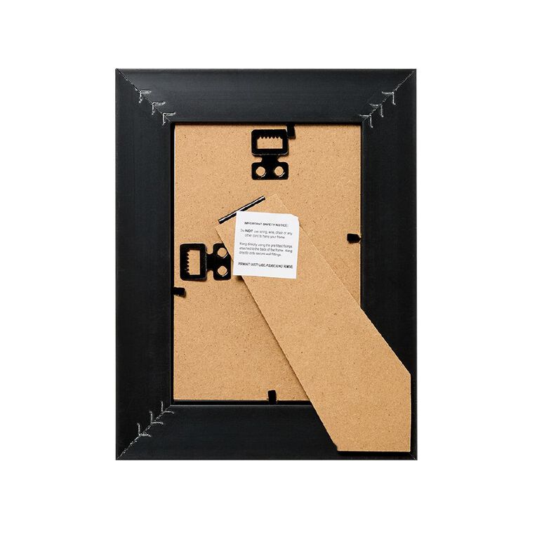 Living & Co Classic Border Frame Black 4in x 6in, , hi-res
