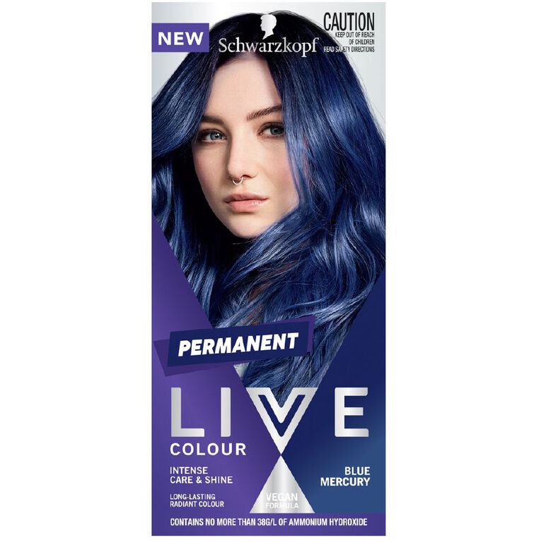 Schwarzkopf Live Colour Permanent Blue Mercury Blue, , hi-res