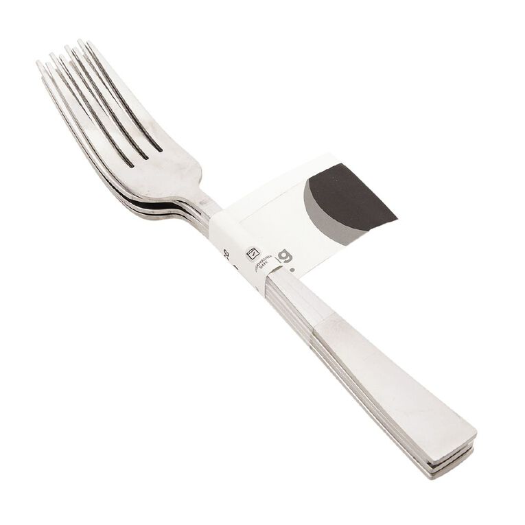 Living & Co Urban Forks Stainless Stainless Steel 4 Pack, , hi-res