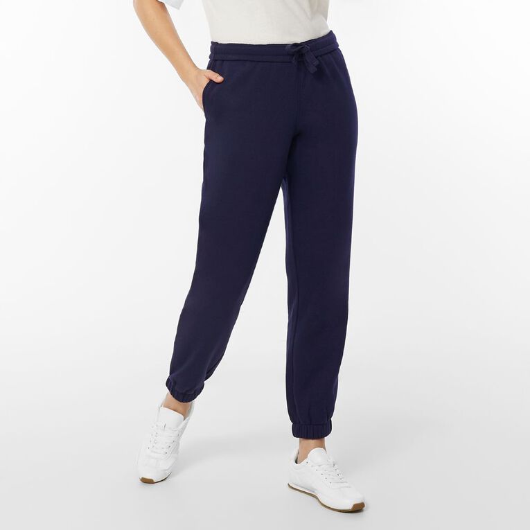 H&H Women's Essential Trackpants, Blue Dark, hi-res