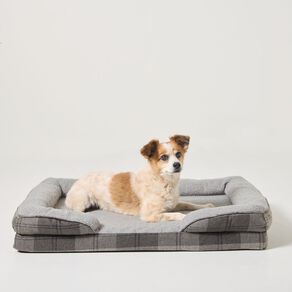 Petzone Plaid Rectangular Bed Large