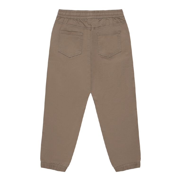 Young Original Twill Joggers, Brown Mid, hi-res