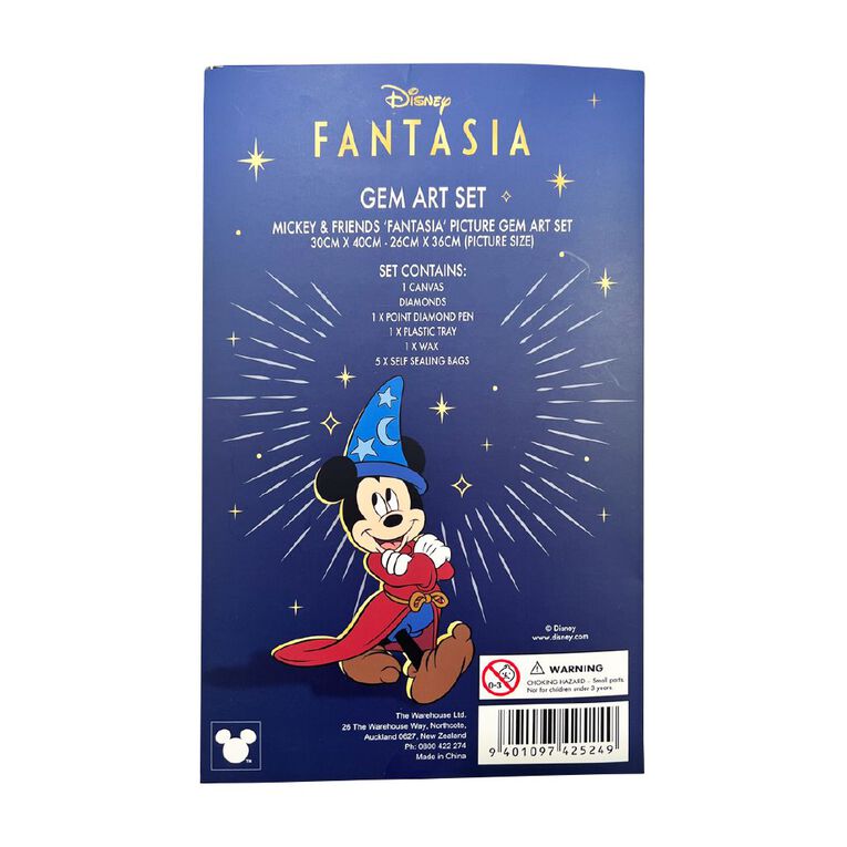 Mickey Mouse Adult Gem Art- Fantasia, , hi-res