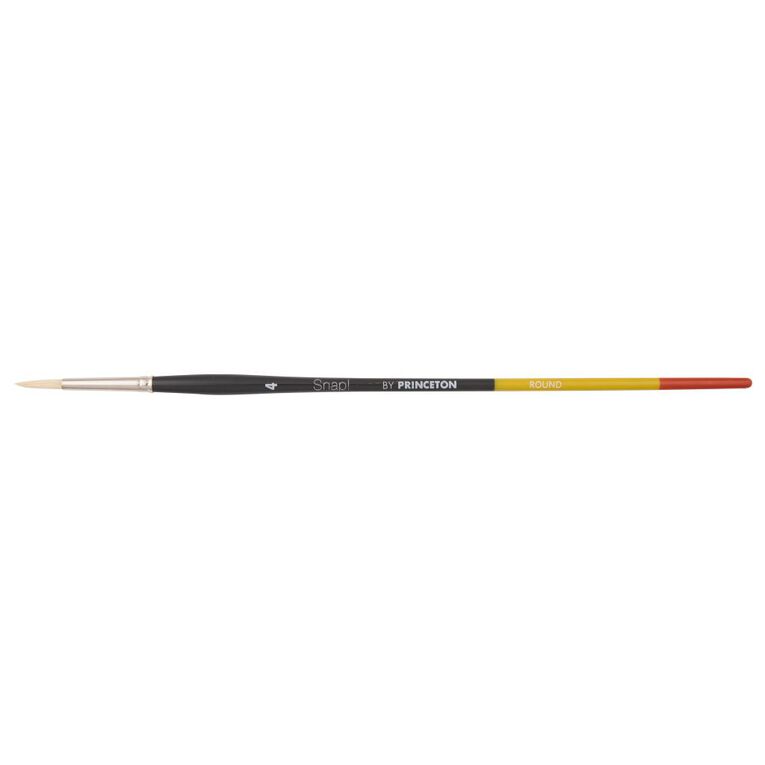 Princeton Snap Brush Long Handle Bristle Round 4, , hi-res