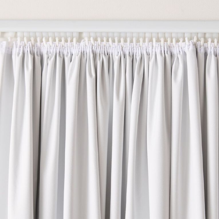 Living & Co Curtain Lining White 150-230cm Wide/160cm Drop, , hi-res